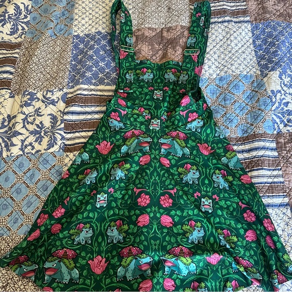 Blackmilk Dresses & Skirts - Blackmilk Bulbasaur Apron Dress